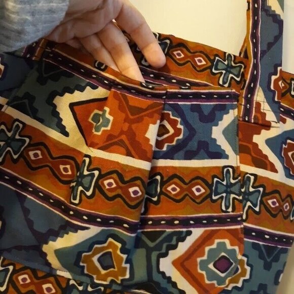 NEW Southwestern Triba Shoulder bag Purse Double handle Satchel Western ethnic - Picture 5 of 9